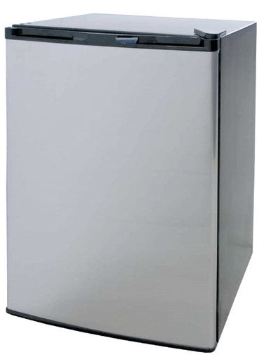 Cal Flame 21-Inch 4.6 Cu. Ft. Compact Refrigerator - Stainless Steel With Black Cabinet - BBQ09849P