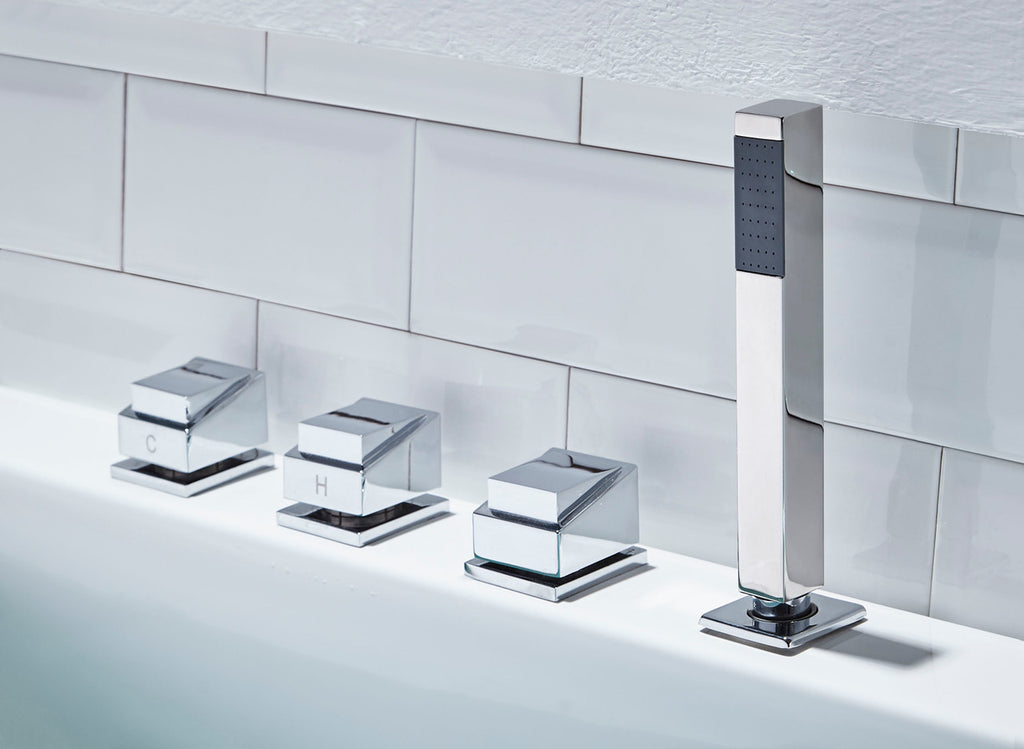 EAGO AM154ETL-R6 6 ft Acrylic White Rectangular Whirlpool Bathtub w Fixtures