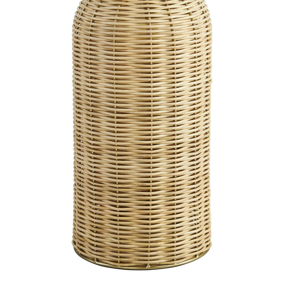 Santo Rattan Table Lamp With Dome Shade by Modway  5
