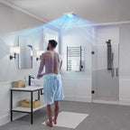 Breeze Series 110 CFM Ceiling Mount Bathroom Exhaust Fan with LED Light and Motion/Humidity Sensor, Bluetooth Speaker