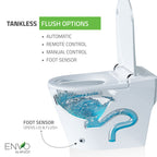 ENVO Echo Elongated Smart Toilet/Bidet With Remote Auto Flush - TL-STFF950WH