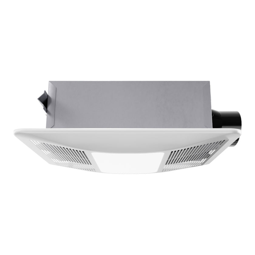 Summers Series 100 CFM Ceiling Mount Bathroom Exhaust Fan with Brilliant LED Light, Humidity Sensor Activation