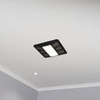 Summers Series 100 CFM Ceiling Mount Bathroom Exhaust Fan with Brilliant LED Light, Humidity Sensor Activation