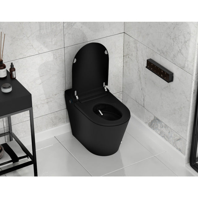 ENVO Echo Elongated 1.28 GPF Smart Bidet Toilet in White with Auto Open, Auto Flush, Heated Seat, Voice and Wifi Control