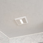 Daisy Series 80 CFM Ceiling Mount Bathroom Exhaust Fan with Brilliant LED Light and ENERGY STAR in Soothing White