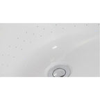 EAGO AM1900  74" White Free Standing Air Bubble Bathtub